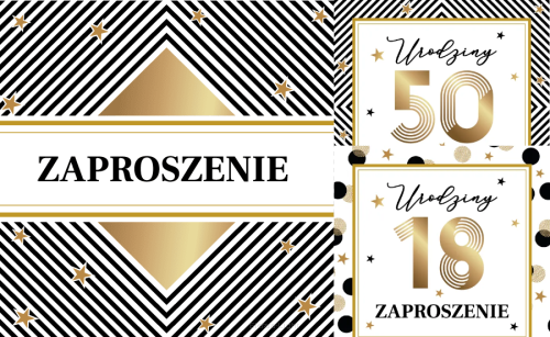 Zaproszenia ARMINN ZP różne rodzaje (92282)