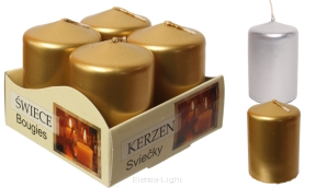 Komplet świec adwentowych SW40/60 metalik