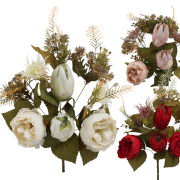 Bukiet piwonia/protea 45cm KDGW26
