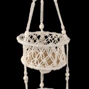 Makramowy kwitnik BOHO WIK-31-00034-21 śr16/18/h70cm