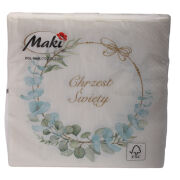 Serwetki Maki Chrzest 20szt (33x33cm)