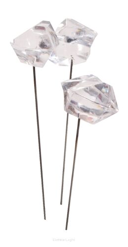 Szpilki z kryształkiem dużym GMG51299 10cm