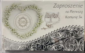Zaproszenie na I Komunię Świętą ZS POL-MAK różne wzory