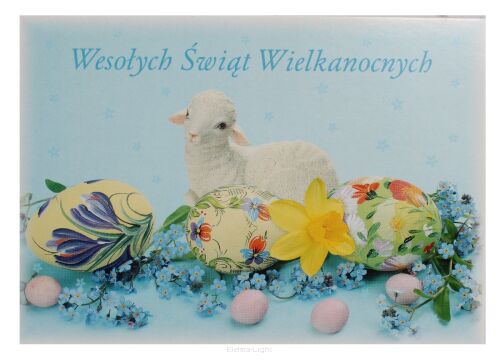 Pocztówki świeckie Wielkanocne PLB POL-MAK 50szt/kpl. mix wzorów