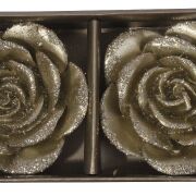 Róża świeca 7cm 2szt/opak 778816 różne kolory   -30%