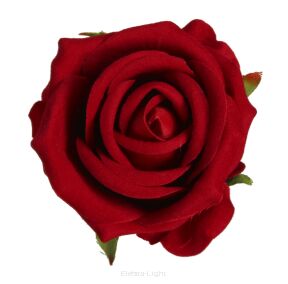 Róża wyrobowa welur P15-1902H śr6,5/h5,5cm