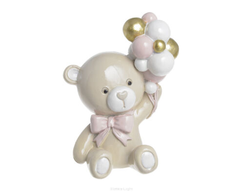 Miś z balonami figurka z tworzywa sztucznego 10,5cm 270CAN850-1D