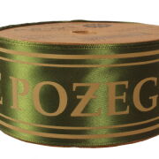 Wstążka pogrzebowa atłas drukowana 5cmx25y FX146/150