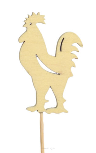 Pik drewniany zając/kogut CAD-31-0357/65 (23884) 7cm