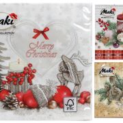 Serwetki MAKI SLGW świąteczne BN 20szt 33x33cm -różne wzory