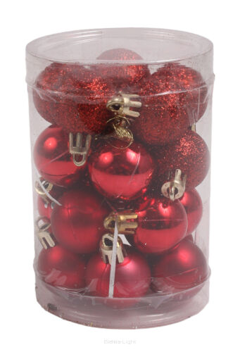 Bombki plastikowe BPL/3020 3cm 20 szt/op (26458)