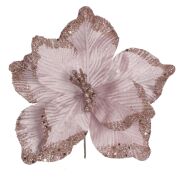 Magnolia na piku z brokatem CV17073 h25cm
