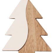 Dekoracyjna choinka biało-naturalna dekoracja 18cm TG43703