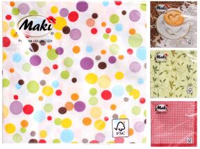 Serwetki MAKI 20szt 33x33cm