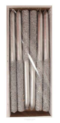 ŚWIECA SZPIC GRYSIK METAL /PERŁA H29CM
