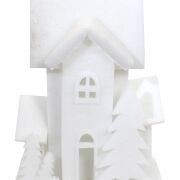 Piankowy domek ze światełkami led HCA-20015 37x20cm/h50cm(11581)   -50%