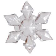 Akrylowe snieżynki zawieszki Extra duże śr4,5cm GMG71366 16szt