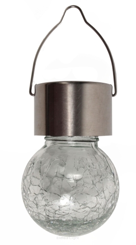 Lampka solarna okrągla wisząca TG60452 h14/9 śr5,5cm OSTATNIE SZTUKI