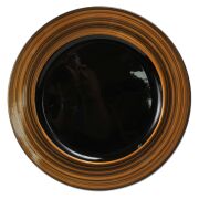 Talerz dekoracyjny okrągły czarno-złoty F102-SX-26 śr33cm