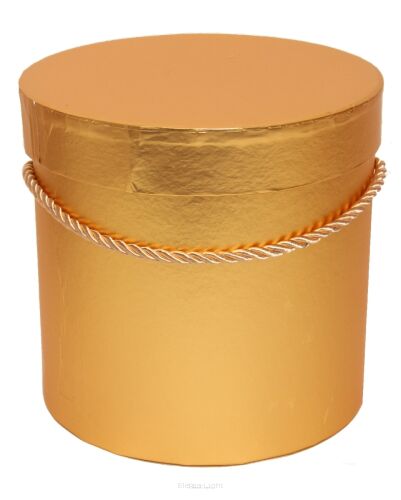 Pudełko flowerbox W5070 metalik śr12/h12cm