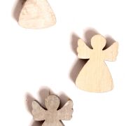 Drewniane dekoracje kształtki 3cm 247.151/148/154 24szt/opk.
