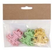 Żabki filcowe dekoracyjne 12szt/opk. 4cm GP01-000-1623