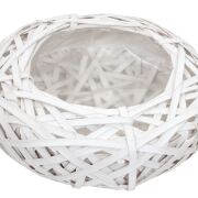 Osłonka wiklinowa okrągła śr20cm/h8cm BOKT208 / YD17-220S / MC-1643 / CR1936-20/HP0438
