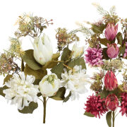 Bukiet chryzantema/protea 45cm KDGW27