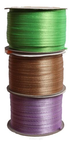 Wstążka atłas 3mm x 100Y (91 metrów) różne kolory 30134