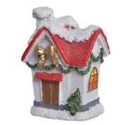 Domek ceramiczny RD-2557 4x3cm H-6,5cm (26883)