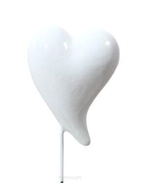 Serce lakierowane na piku 5,5x4cm 372000 -różne kolory