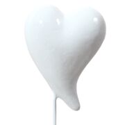 Serce lakierowane na piku 5,5x4cm 372000 -różne kolory