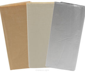 Bibuła dekoracyjna metalizowana PB (30856) 65x50cm / 10 sztuk