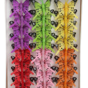 Motyl dekoracyjny na klipie 5cm (19079) A21028DK