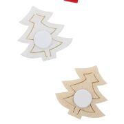 Choinki filc przyklejki 3cm 24szt/opk. 15B-594ASS