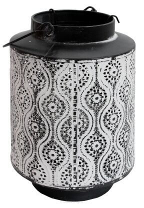 Lampion metal WJ5048M h23cm śr14cm
