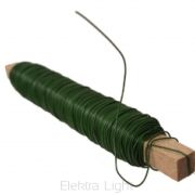 Drut florystyczny (wiązałkowy) na kołku zielony 100g (15705)
