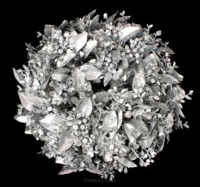 Wianek złoty/ srebrny 29cm Q66-015
