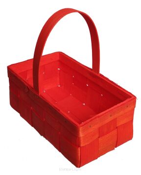 Koszyczek wiklinowy ŁUBA 22x13x20cm (13356)