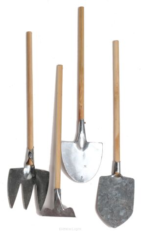 Narzędzia ogrodowe dekoracyjne 8szt/kpl 18cm HHI-W44056