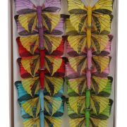 Motyl dekoracyjny na klipie 8cm 287127 (19080/1)