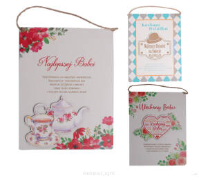 Dyplom drewniany Babcia/Dziadek  92292 KOTEK