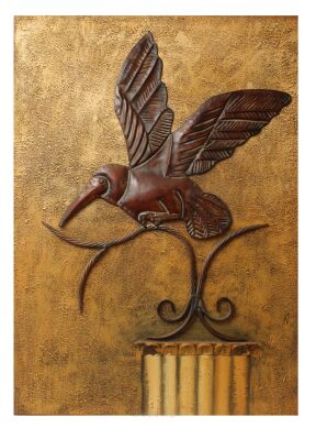 Obraz dekoracyjny z metalem 65x90cm FS-W70244