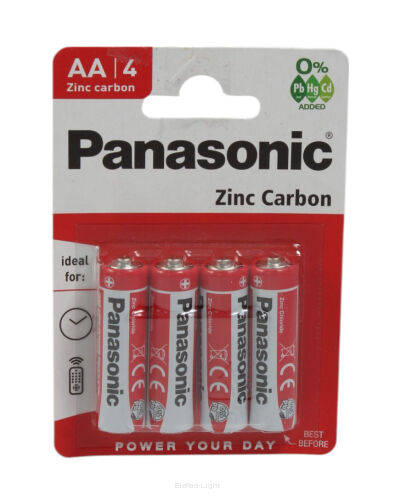 Bateria Panasonic Zinc Carbon AA R6 Size M 1,5V