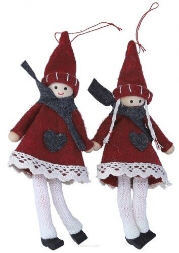 Maskotka w czerwonym stroju SKR85 18cm
