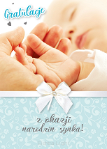 Karnet Gratulacje z okazji narodzin ARMIN GM