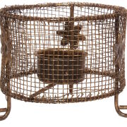 Świecznik metalowy 10-099R 9cm