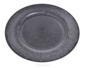 Talerz dekoracyjny czarny P0001-28N