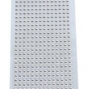 Półperełki 36rz x 14szt. srebro 6mm metal DZ6P-30
