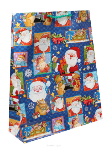 Torebka papierowa Z9 30x38x12cm MIX BN